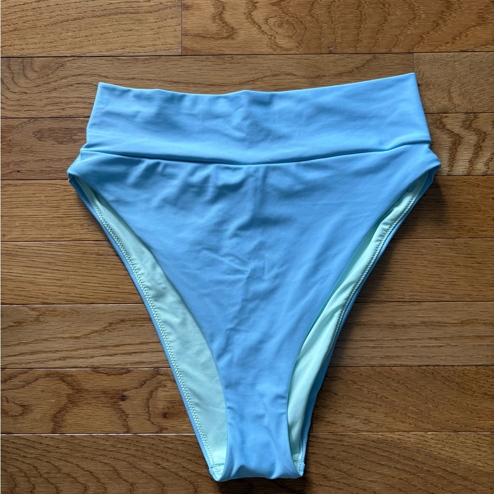 Aerie Blue High-Waisted Bikini